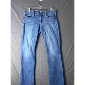 Gap Jeans Womens 10 30L Sexy Bootcut Blue Denim Mid Rise Stretch